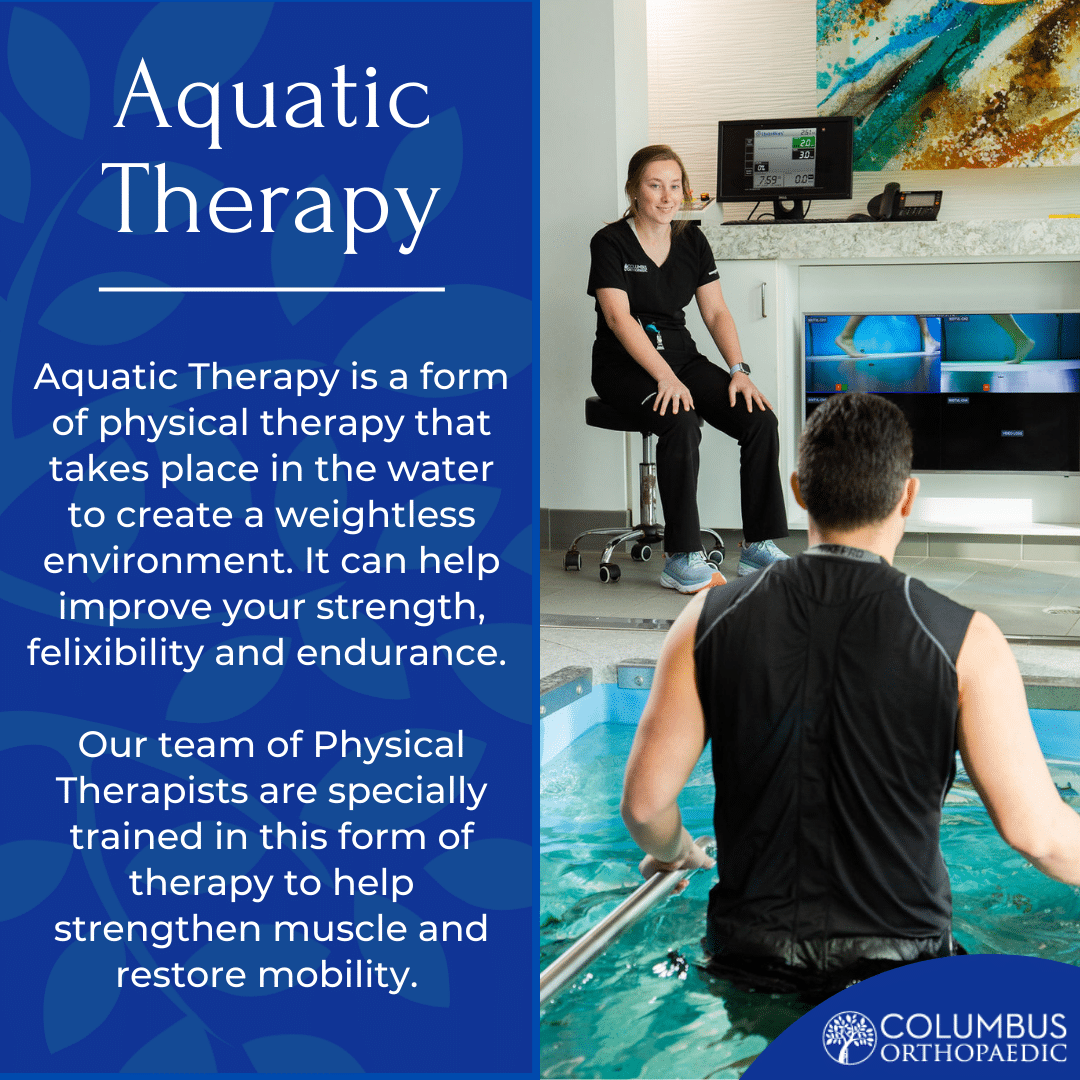 Treatment Highlight - Aquatic Therapy - Columbus Ortho